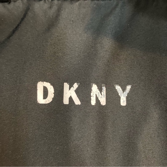 Heavy Duty DKNY Black Winter Coat - Picture 5 of 5